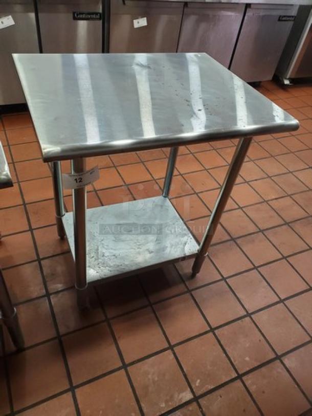 Stainless Steel Work Table w/ Undershelf. - Image 1 of 1