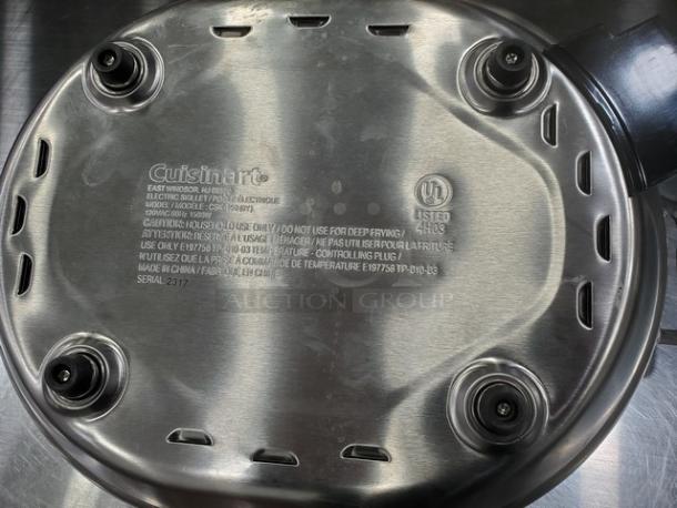 Cuisinart CSK-150 (0Y) Electric Skillet. Very Nice Condition. 120 V, 60 Hz, 1500 W. - Image 4 of 4