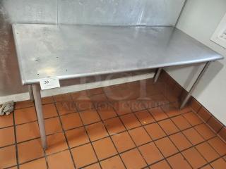 Stainless Steel Work Table.