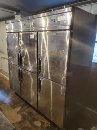 Coldtech Commercial Freezer/ Refrigerator S/s 6 Split Door - J6SRF-61B. 115 V, 60 Hz, 1 PH.