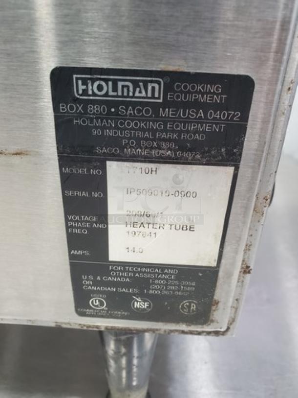 Holman Commercial Conveyor Toaster Oven Model T710H. 208 V, 60 Hz, 1 PH, 14A. - Image 2 of 5