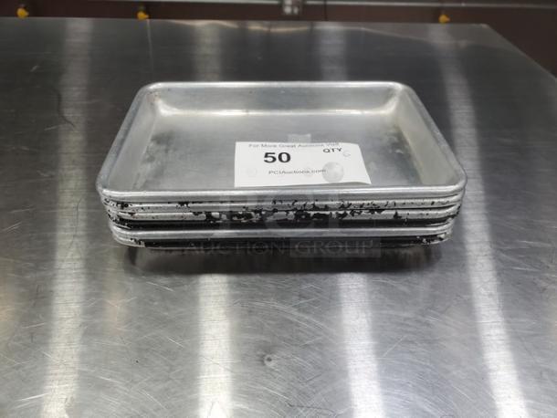 Lot of 6 Winco ALXP-0609 - Aluminum Sheet Pans, Open Bead - Eighth (1/8). - Image 1 of 4