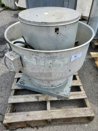 NCA14FA CaptiveAire -24.75″ Base- Upblast Belt Drive UL762 Listed Exhaust Fan. 3 PH, 1 HP, 208 VAC, 60 Hz, 3 Full Load Amps.
