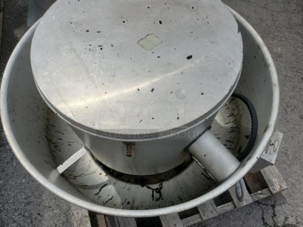 NCA14FA CaptiveAire -24.75″ Base- Upblast Belt Drive UL762 Listed Exhaust Fan. 3 PH, 1 HP, 208 VAC, 60 Hz, 3 Full Load Amps. - Image 4 of 5