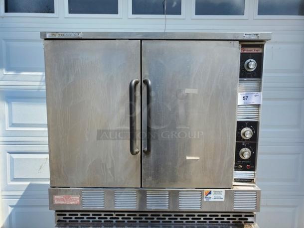 Market Forge Double Stack Natural Gas Convection Oven. BTU 60000, 60 Hz, 1 PH, 120 V, 5 A. (2xbid) - Image 2 of 9
