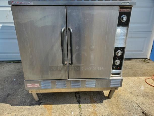 Market Forge Double Stack Natural Gas Convection Oven. BTU 60000, 60 Hz, 1 PH, 120 V, 5 A. (2xbid) - Image 3 of 9