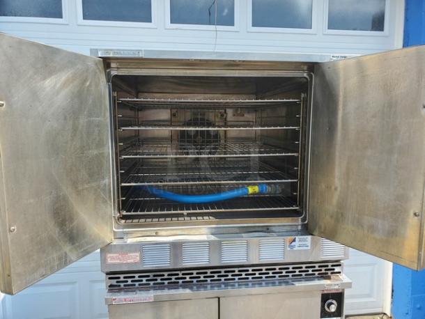 Market Forge Double Stack Natural Gas Convection Oven. BTU 60000, 60 Hz, 1 PH, 120 V, 5 A. (2xbid) - Image 7 of 9
