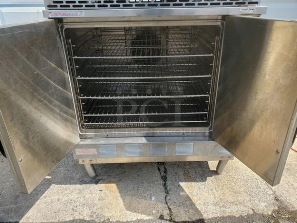 Market Forge Double Stack Natural Gas Convection Oven. BTU 60000, 60 Hz, 1 PH, 120 V, 5 A. (2xbid) - Image 8 of 9