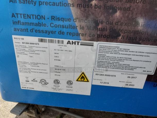 AHT RIO S 100 Sliding Glass Top Ice Cream Freezer.  110-120V, 1 PH, 60 Hz. - Image 6 of 6