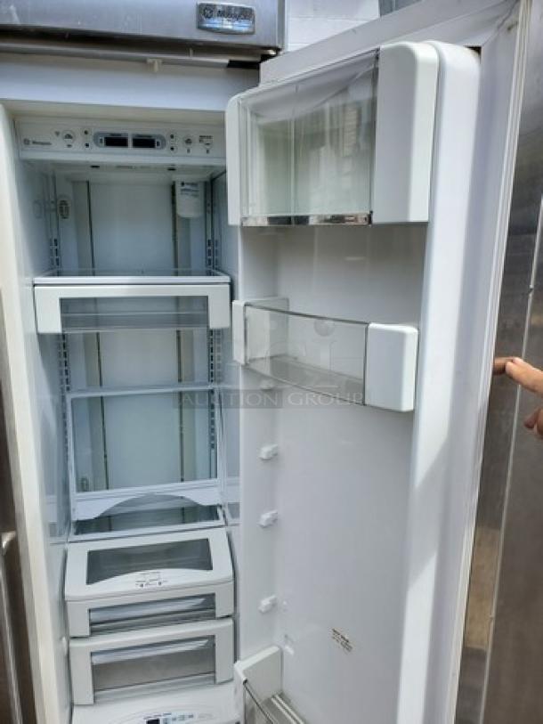 Monogram Side-by-Side Column Refrigerator & Freezer Set. - Image 3 of 9