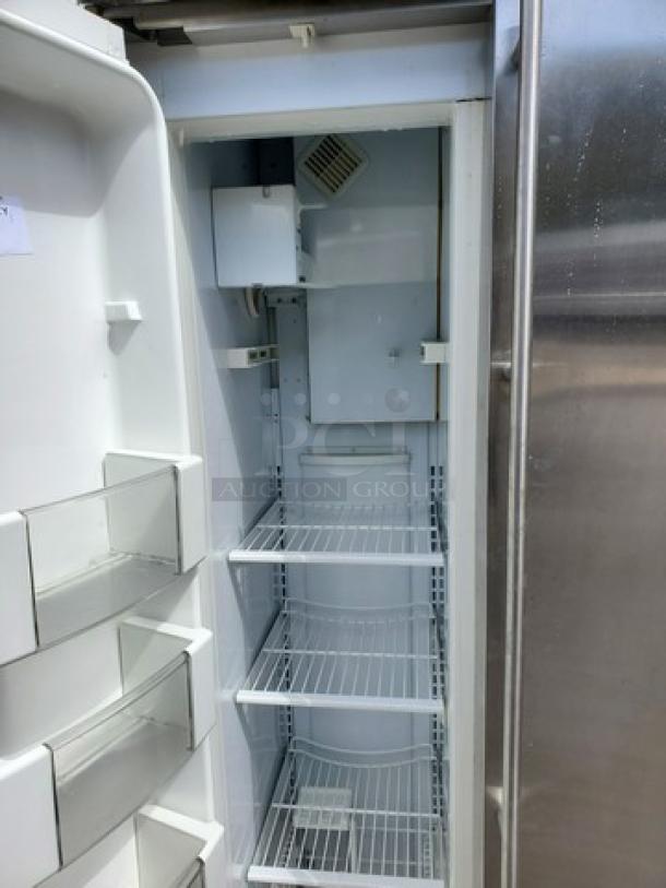 Monogram Side-by-Side Column Refrigerator & Freezer Set. - Image 6 of 9