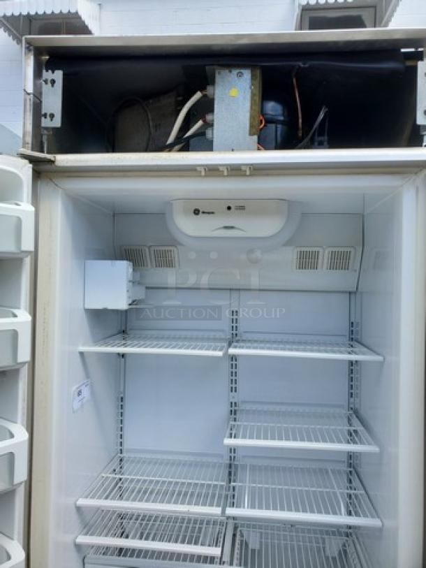Monogram 36" Panel-Ready Integrated Column Freezer. The panel shown (5th picture) covers both the Freezer (this listing) and the Refrigerator unit (item #66). It is recommended that both units are purchased by the same buyer. Otherwise the panel will have to be altered so that each unit will still have a panel. - Image 4 of 6