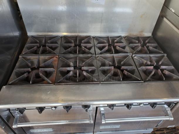 American Range 48" 8 Burner Gas Range with (2) Standard Ovens. - Image 2 of 7