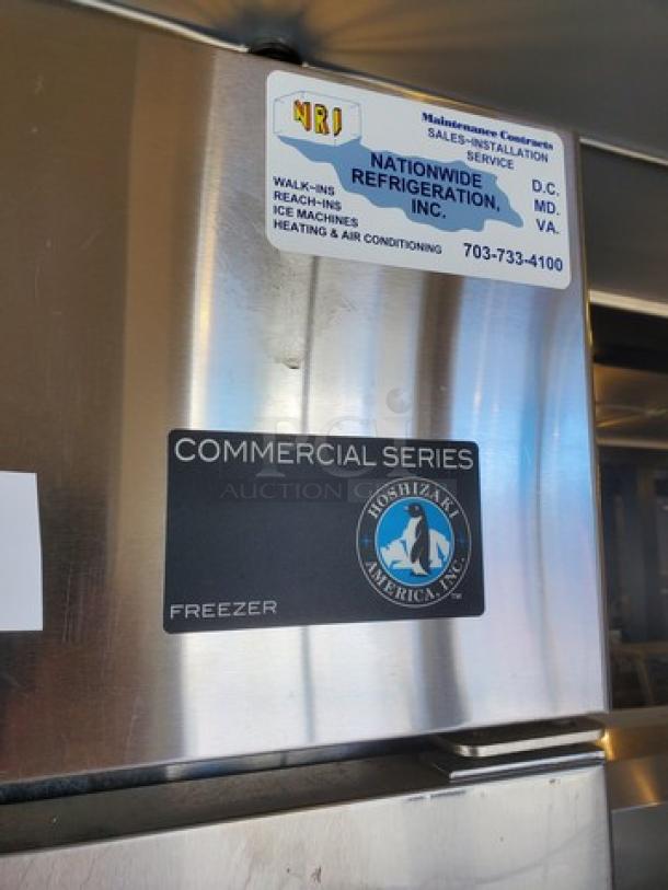 Hoshizaki model CF1A-FS Freezer, Single Section Upright, Full Stainless Door. 115V, 60 Hz, 1 PH. - Image 3 of 7