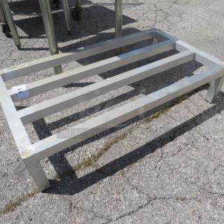 One Regency Aluminum Dunnage Rack. 36X20X8
