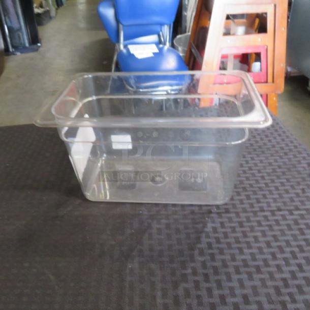 One 1/4 Size 6 Inch Deep Food Storage Container. - Image 1 of 1