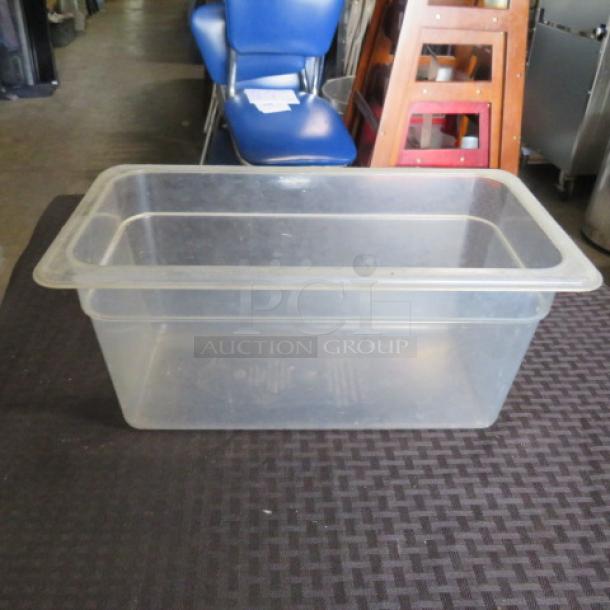 1/3 Size 6 Inch Deep Food Storage Container. 2XBID - Image 1 of 1