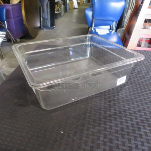 One 1/2 Size 4 Inch Deep Food Storage Container. - Image 1 of 1