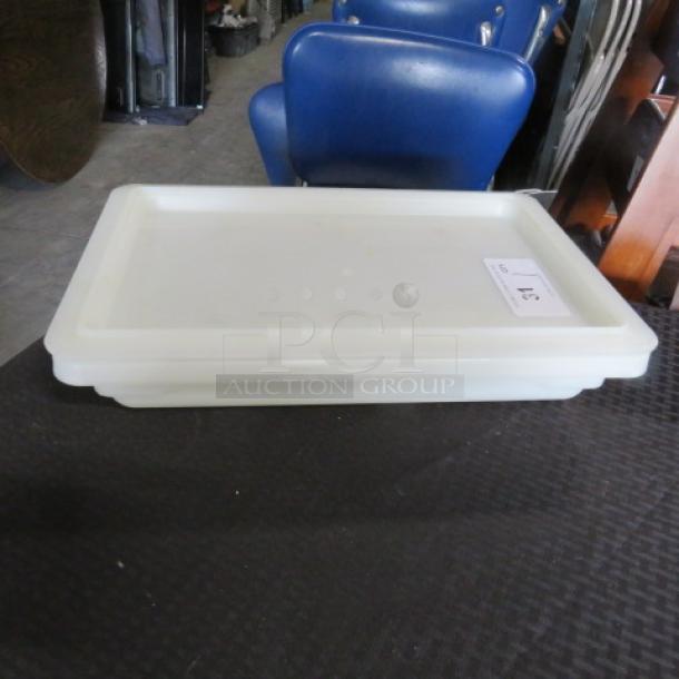 One 1.75 Gallon Food Storage Container With Lid. - Image 1 of 1
