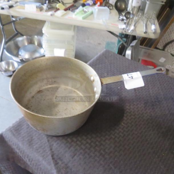 One 10 Inch Aluminum Sauce Pan. - Image 1 of 1