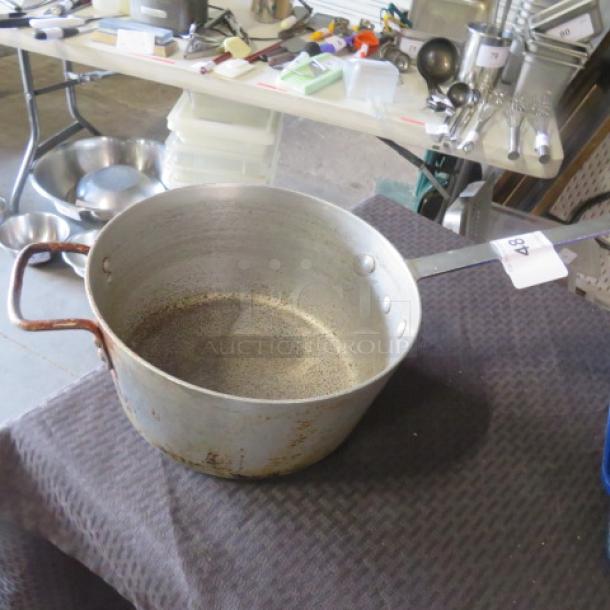 One 11 Inch Aluminum Sauce Pan. - Image 1 of 1