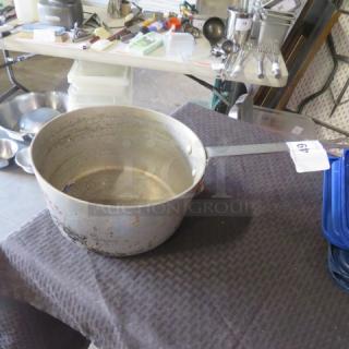 One 11 Inch Aluminum Sauce Pan.