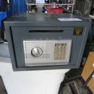 One Paragon Safe With Drop With Code NO KEY. 14X10X10