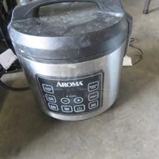 One Aroma Rice Cooker. Model# ARC-150B.