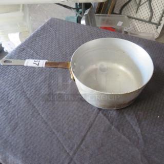 One Aluminum  Sauce Pan.