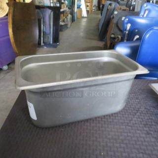 One 1/3 Size 6 Inch Hotel Pan.