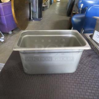 One 1/4 Size 6 Inch Hotel Pan. 2XBID
