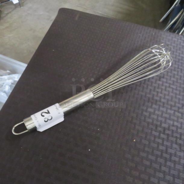 One Stainless Steel Whip. - Image 1 of 1