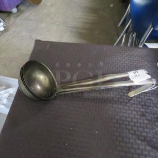 12oz Stainless Steel Ladle. 3XBID