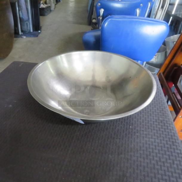 One 16 Inch Stainless Steel Bowl. - Image 1 of 1