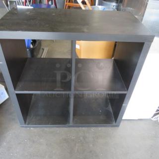One Decorative Wooden Shelf. 30X15X30