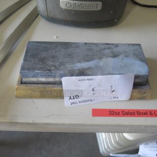 One Knife Sharpening Stone.