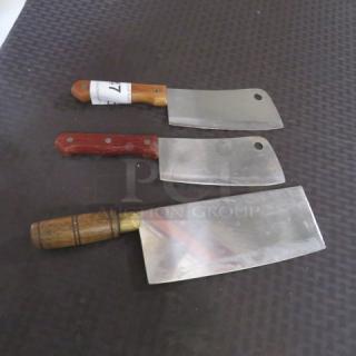 Assorted Chef Knives. 3XBID