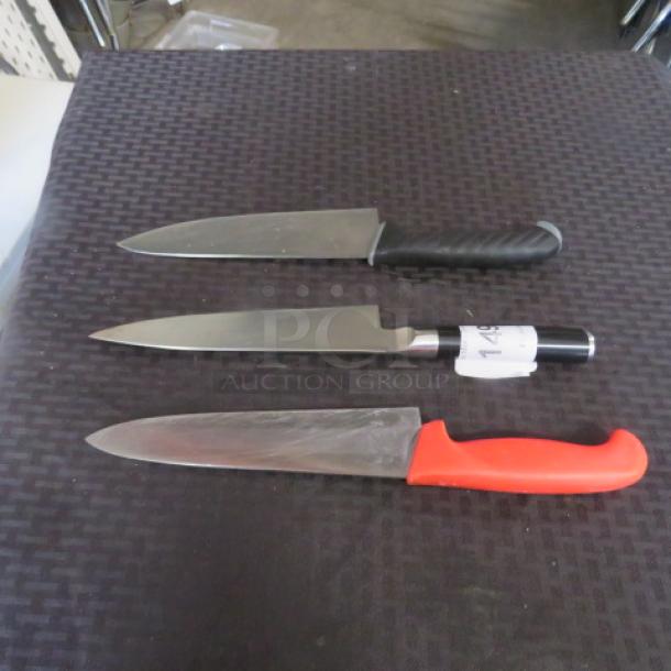 Assorted Chef Knives. 3XBID - Image 1 of 1