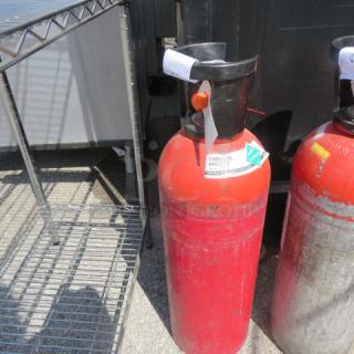 One Carbon Dioxide Tank. NO SHIPPING!!!