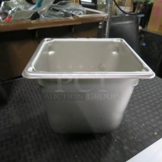 One NEW Vollrath 1/6 Size 6 Inch Deep Hotel Pan.