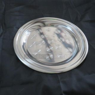 One NEW 12 Inch Stainless Steel Cater Tray.