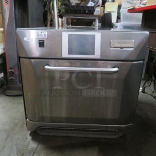 One Merrychef Rapid Cook Ventless  Oven. Model# Eikon e4. 208-240 Volt. 1 Phase. 23X27X24. WORKING WHEN REMOVED. $11,725.00
