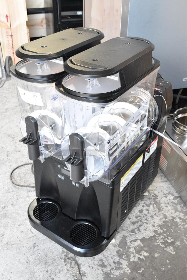 BRAND NEW SCRATCH AND DENT! 2024 Bunn ULTRA NX Stainless Steel Commercial Countertop 2 Hopper Slushie Machine. 120 Volts, 1 Phase. Tested and Working! - Image 3 of 8