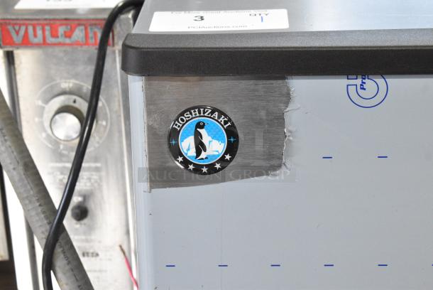 BRAND NEW SCRATCH AND DENT! 2022 Hoshizaki KM-231BAJ Stainless Steel Commercial Ice Head on Commercial Ice Bin. 115 Volts, 1 Phase. - Image 2 of 8