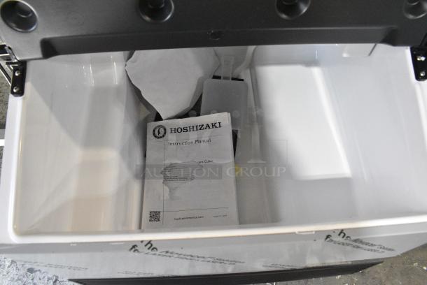 BRAND NEW SCRATCH AND DENT! 2022 Hoshizaki KM-231BAJ Stainless Steel Commercial Ice Head on Commercial Ice Bin. 115 Volts, 1 Phase. - Image 4 of 8