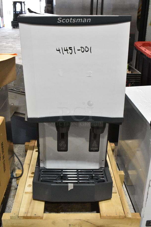 BRAND NEW SCRATCH AND DENT! 2024 Scotsman HID312A-1A Stainless Steel Commercial Countertop Ice Machine and Water Dispenser - 12 lb. Bin Storage. 115 Volts, 1 Phase. - Image 2 of 6