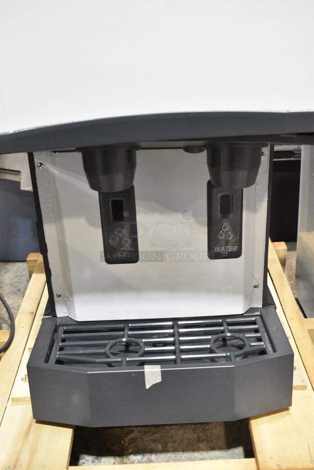 BRAND NEW SCRATCH AND DENT! 2024 Scotsman HID312A-1A Stainless Steel Commercial Countertop Ice Machine and Water Dispenser - 12 lb. Bin Storage. 115 Volts, 1 Phase. - Image 4 of 6