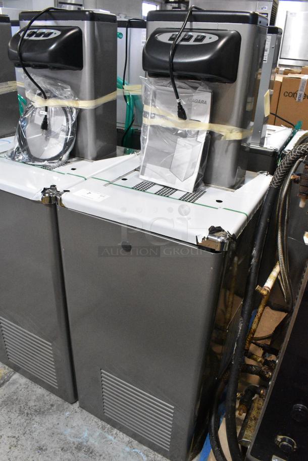 BRAND NEW SCRATCH AND DENT! Cosmetal Niagra 65 Stainless Steel Commercial Floor Style Water Dispenser. 115 Volts, 1 Phase. - Image 2 of 6