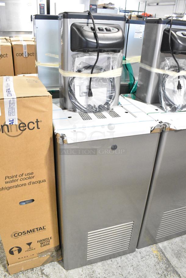 BRAND NEW SCRATCH AND DENT! Cosmetal Niagra 65 Stainless Steel Commercial Floor Style Water Dispenser. 115 Volts, 1 Phase. - Image 1 of 6