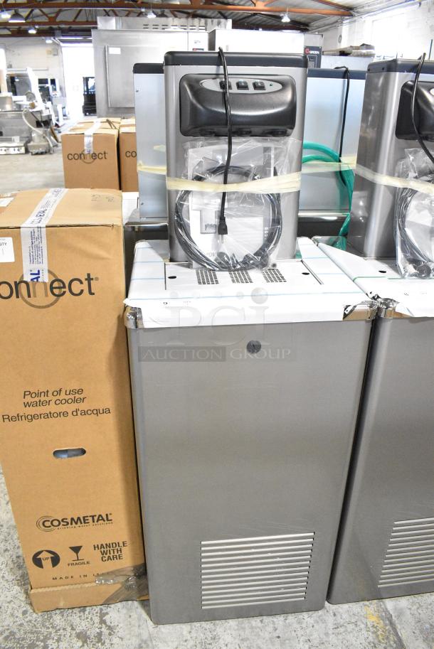 BRAND NEW SCRATCH AND DENT! Cosmetal Niagra 65 Stainless Steel Commercial Floor Style Water Dispenser. 115 Volts, 1 Phase. - Image 2 of 6